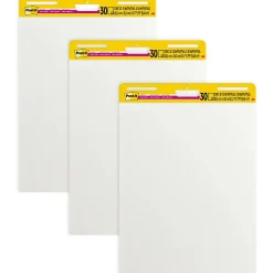 Easel Paper Pads*Post-it Super Sticky Wall Easel Pad, 25" x 30", 20 Sheets/Pad, 3 Pads/Pack (559 VAD20 3PK)