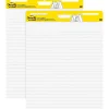 Easel Paper Pads*Post-it Super Sticky Wall Easel Pad, 25" x 30", Lined, 30 Sheets/Pad, 2 Pads/Pack (561WL-VAD-2PK)