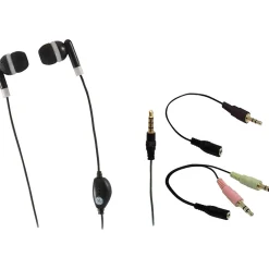 Universal In-Ear Stereo Earset, Black (98973)<Power Gear Hot