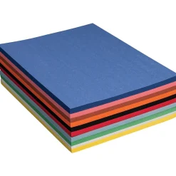 Construction Paper*Prang 9" x 12" Construction Paper, Assorted Colors, 500 Sheets/Pack (P6555-0001)