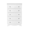 Storage Cabinets*Prepac 44.75" Monterey 5 Drawer Chest, White (WDC-3345-K)