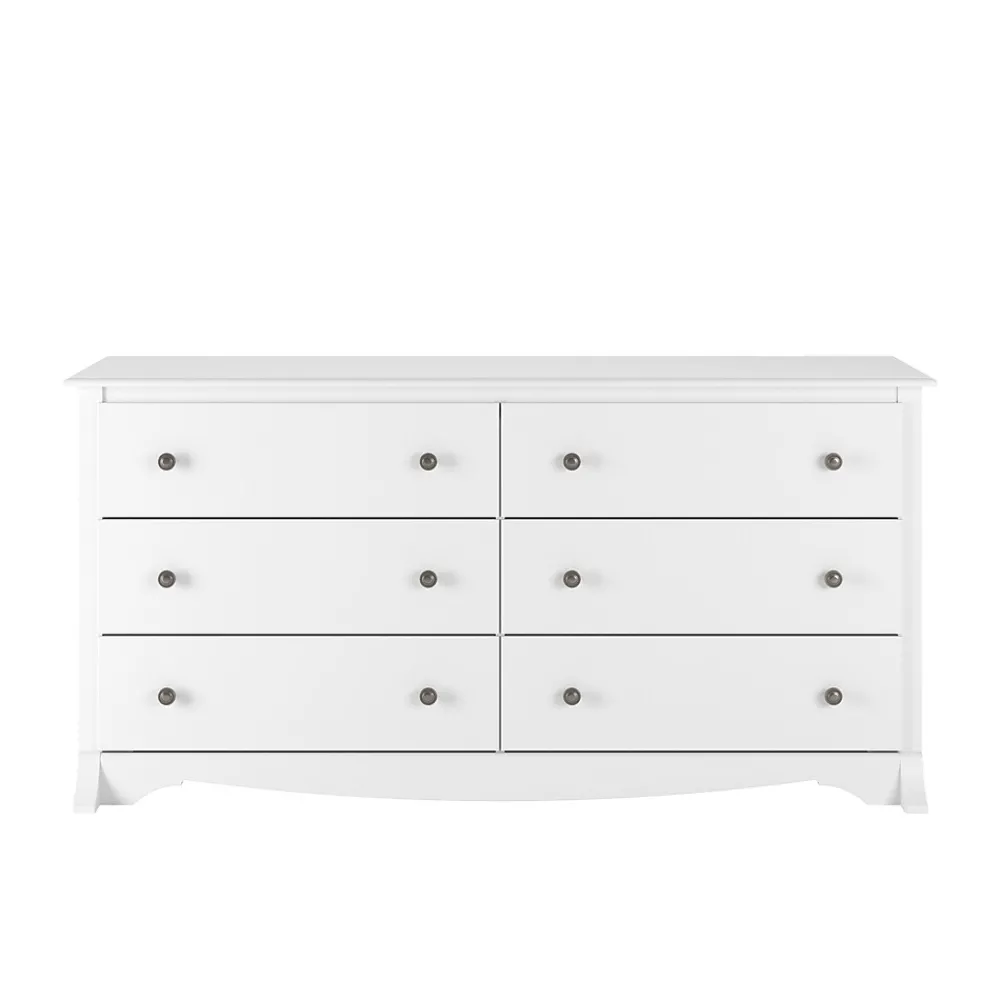 Storage Cabinets*Prepac 29" Monterey 6 Drawer Dresser, White (WDC-6330-K)