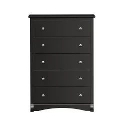 Storage Cabinets*Prepac 44.75" Sonoma 5 Drawer Chest, Black (BDC-3345-K)