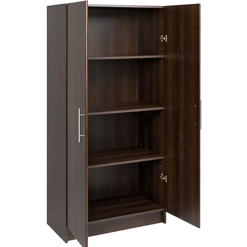 Storage Cabinets*Prepac Elite 32" Storage Cabinet, Espresso (EES-3264)