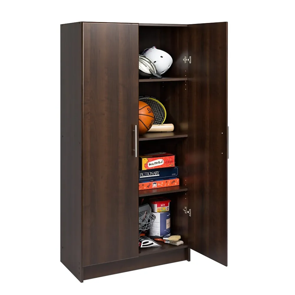 Storage Cabinets*Prepac Elite 32" Storage Cabinet, Espresso (EES-3264)