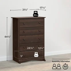 Storage Cabinets*Prepac Fremont 44.75