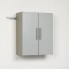 Storage Cabinets*Prepac ™ HangUps 24" Laminate Upper Storage Cabinet, Light Gray (GSUW-0706-1)