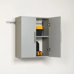 Storage Cabinets*Prepac ™ HangUps 24" Laminate Upper Storage Cabinet, Light Gray (GSUW-0706-1)