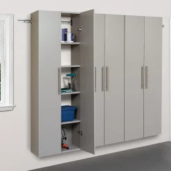 Storage Cabinets*Prepac ™ HangUps 72" Laminate 3 Piece Storage Cabinet Set C, Light Gray