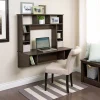 Computer Desks*Prepac Sonoma Floating Desk, Espresso (EEHW-0800-1)