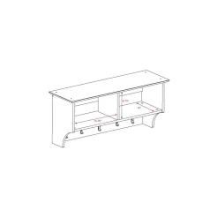 Shelving*Prepac ™ Wide Hanging Entryway Shelf, 36