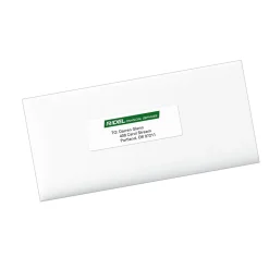 Avery PRES-a-ply Laser/Inkjet Address Labels, 1-1/3" x 4", White, 1,400 Labels/Box (30602)