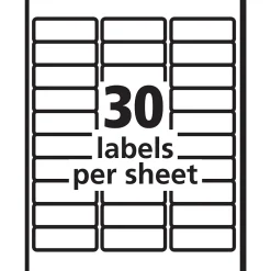 Hot Pres-a-ply Laser/Inkjet Address Labels, 1