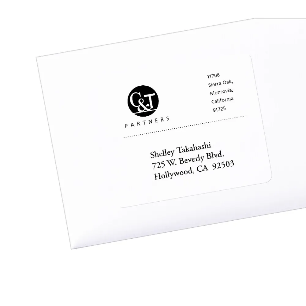 Pres-a-ply Laser/Inkjet Shipping Labels, 3-1/3" x 4", White, 600 Labels/Box (30604)