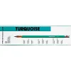 Pencils|Prismacolor ® Drawing Pencil, 4B, 2 mm Dia, Turquoise Barrel, 12/Pack