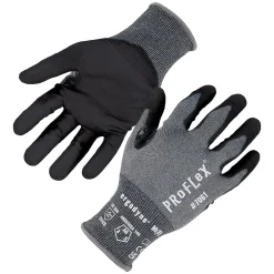 Ergodyne ProFlex 7061 Cut-Resistant PU Coated Gloves, 2XL, 21 Gauge, A6 Cut Level, Blue, Pair (10326)