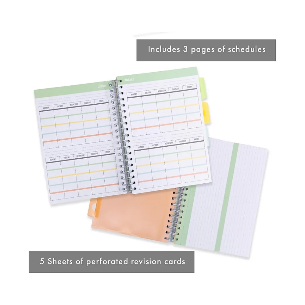 Notebooks|Pukka Pad B5 Study Book Customizable Notebook, 7.09" x 9.6", 120 Sheets, Gray/Silver (9824-STU)