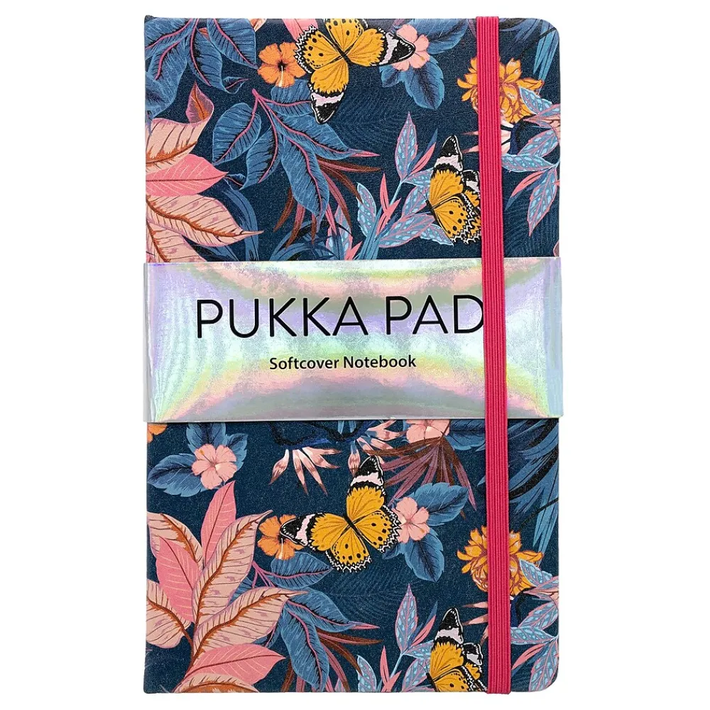 Subject Notebooks|Pukka Pad Bloom Subject Notebooks, Narrow Ruled, Blue, 3/Pack (PUK9491BLM)