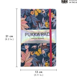 Subject Notebooks|Pukka Pad Bloom Subject Notebooks, Narrow Ruled, Blue, 3/Pack (PUK9491BLM)