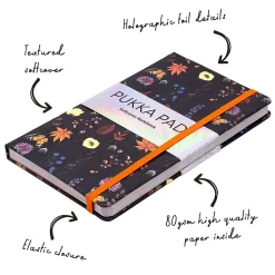 Subject Notebooks|Pukka Pad Bloom Subject Notebooks, Narrow Ruled, White, 3/Pack (PUK9492BLM)