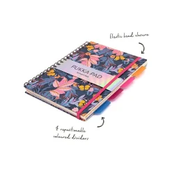 Subject Notebooks|Pukka Pad Bloom 5-Subject Subject Notebooks, 6.9