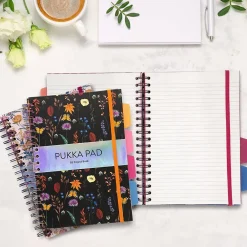 Subject Notebooks|Pukka Pad Bloom 5-Subject Subject Notebooks, 6.9