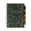 Subject Notebooks|Pukka Pad Camo Knit B5 5-Subject Notebooks, 7" x 10", Ruled, 100 Sheets, Green, 3/Pack (9756-CAM)