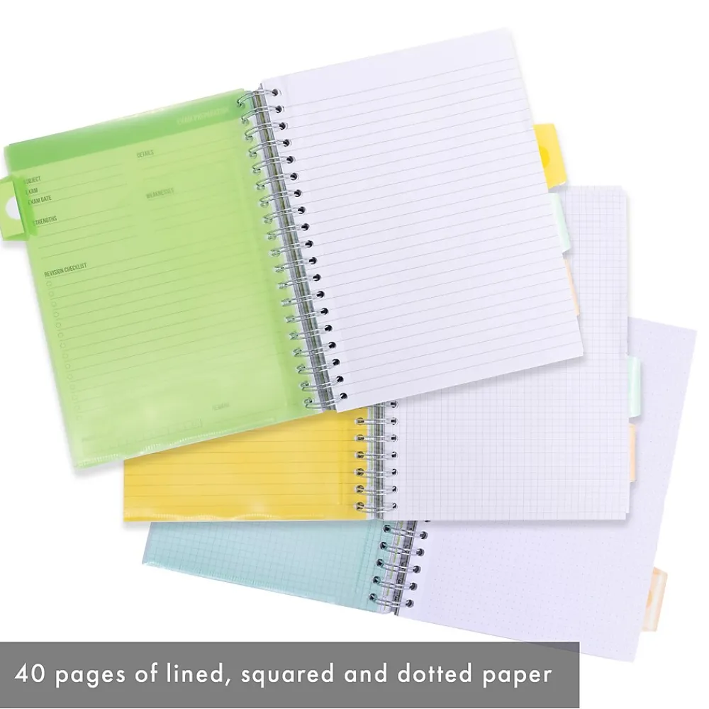 Notebooks|Pukka Pad Education Customizable Notebook, Multicolor, 2/Bundle (PUK9824STU-2)