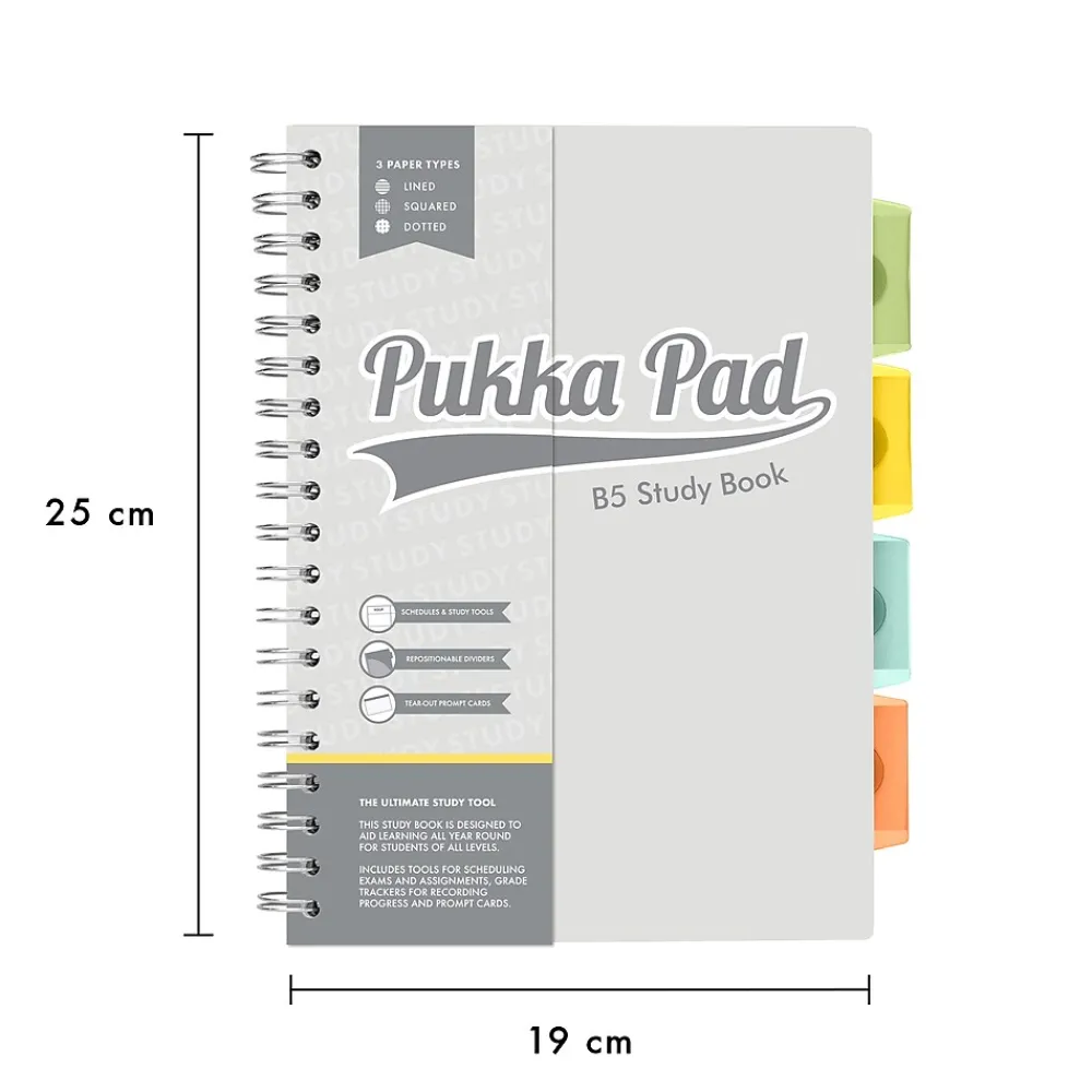 Notebooks|Pukka Pad Education Customizable Notebook, Multicolor, 2/Bundle (PUK9824STU-2)