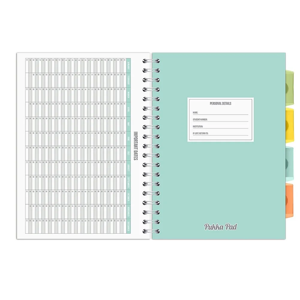 Notebooks|Pukka Pad Education Customizable Notebook, Multicolor, 2/Bundle (PUK9824STU-2)