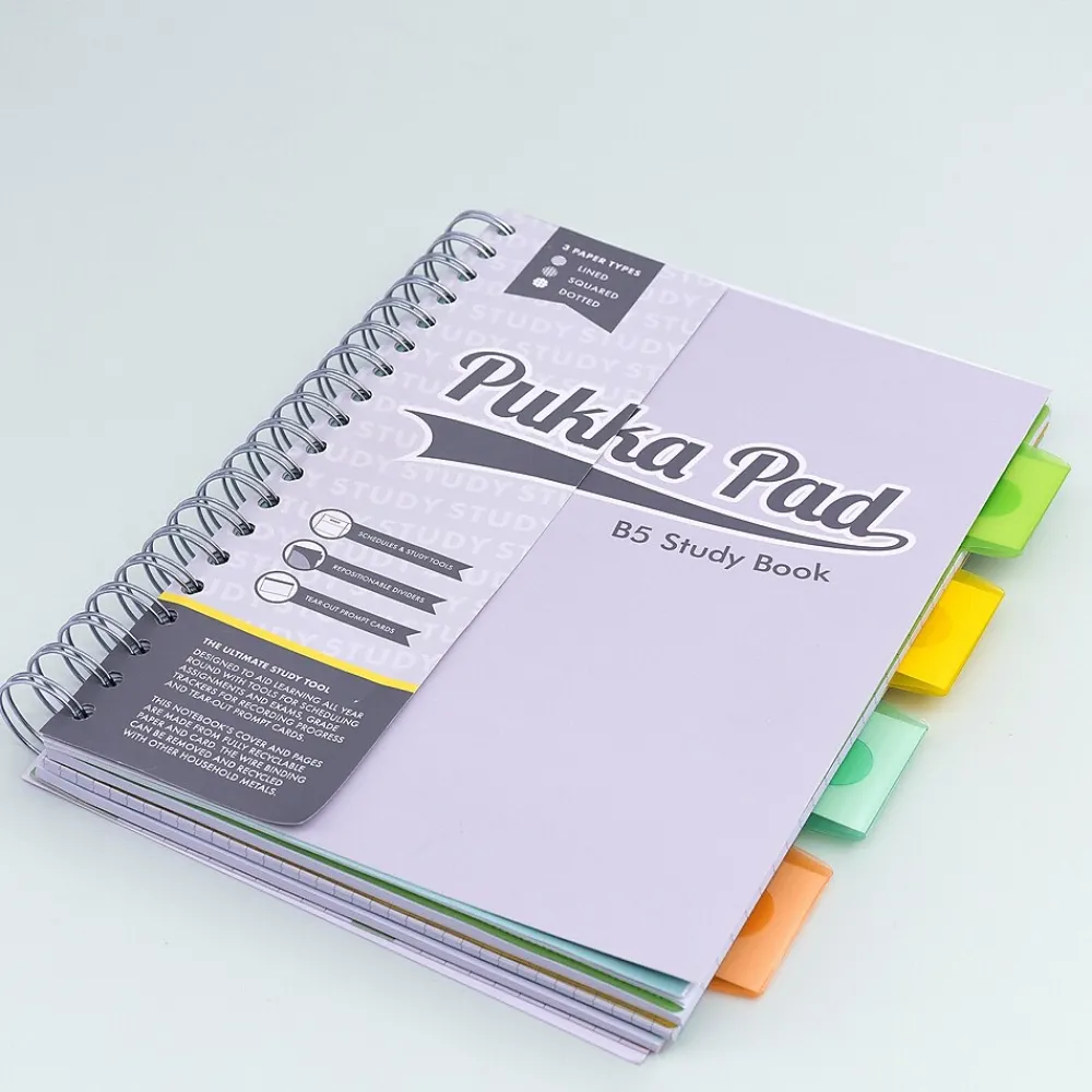 Notebooks|Pukka Pad Education Customizable Notebook, Multicolor, 2/Bundle (PUK9824STU-2)