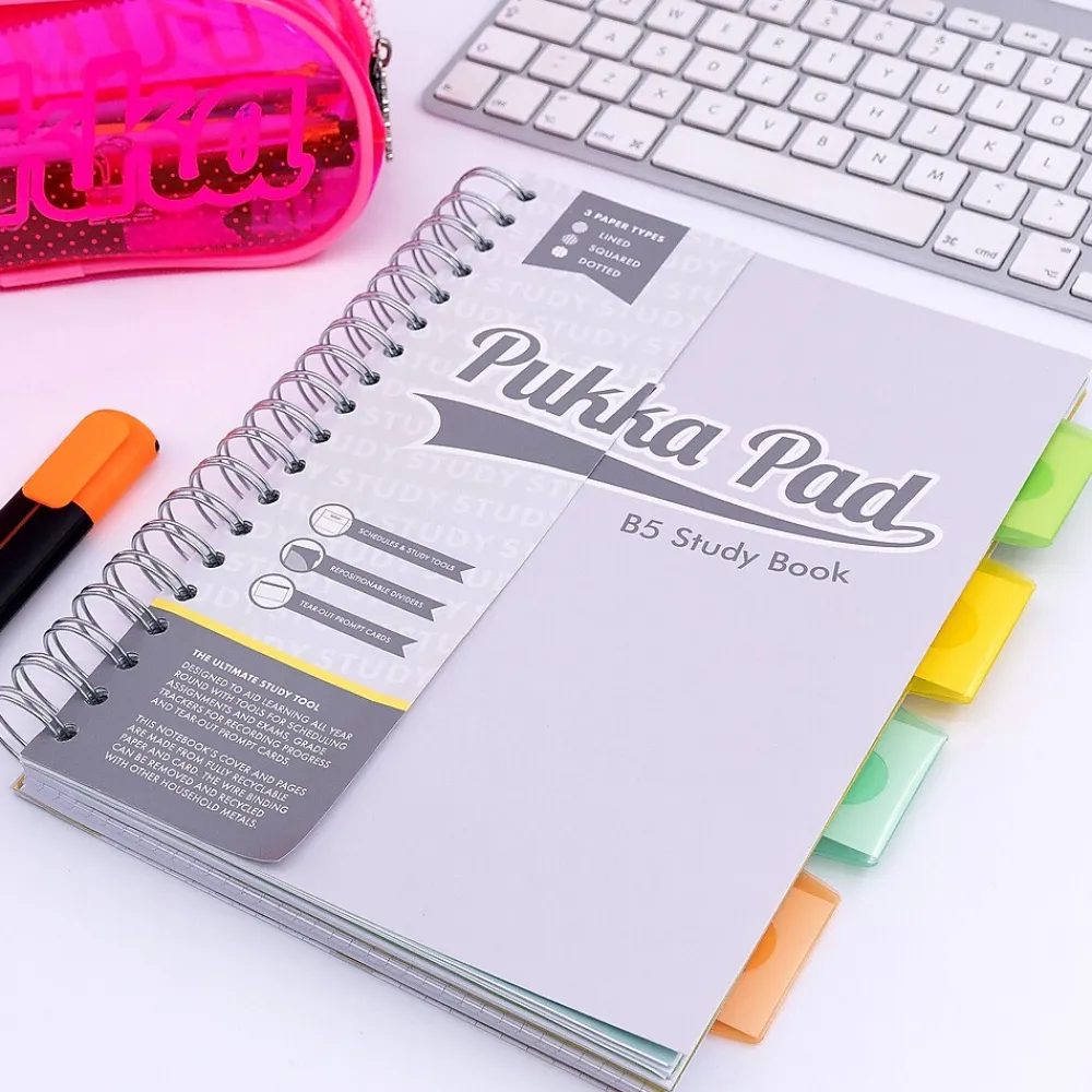 Notebooks|Pukka Pad Education Customizable Notebook, Multicolor, 2/Bundle (PUK9824STU-2)