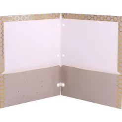 Pocket Folders|Pukka Pad Haze 3-Hole Punched 2-Pocket Cardstock Portfolio Folders, Assorted Colors, 6/Pack (9980(AST)-HZE)