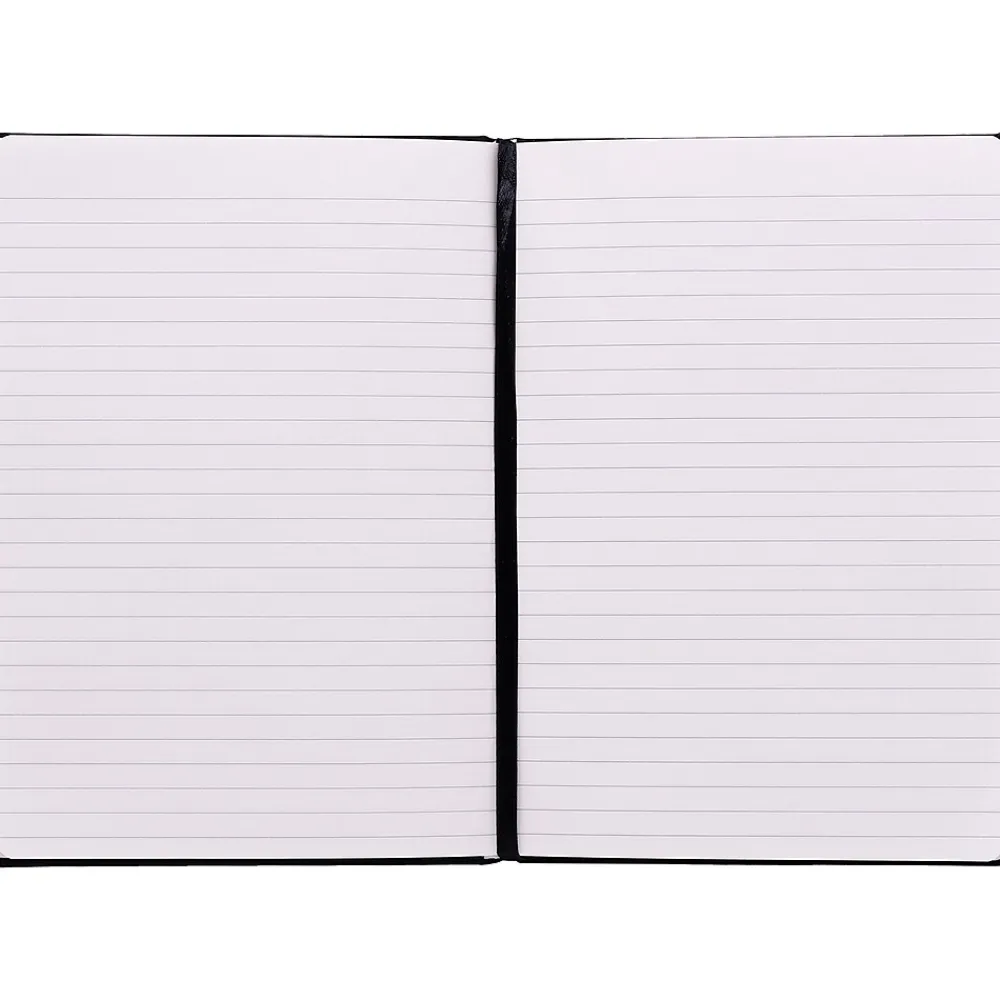 Notebooks|Pukka Pad Professional Notebook, 5.11" x 8.2", College-Ruled, 96 Sheets, Black, 3/Pack (9940-SIG(3))