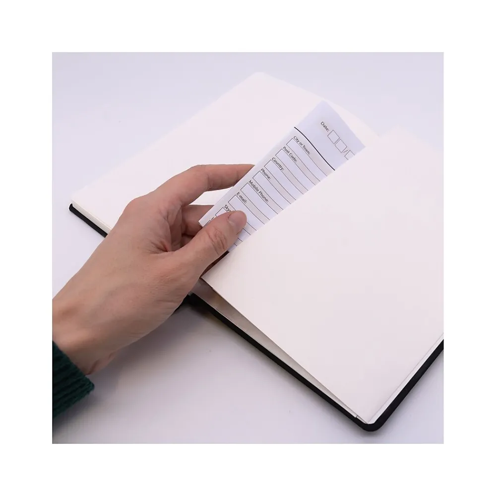 Notebooks|Pukka Pad Professional Notebook, 5.11" x 8.2", College-Ruled, 96 Sheets, Black, 3/Pack (9940-SIG(3))