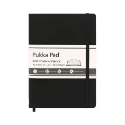Notebooks|Pukka Pad Professional Notebooks, 5.11" x 8.2", College Ruled, 96 Sheets, Black (9940-SIG)