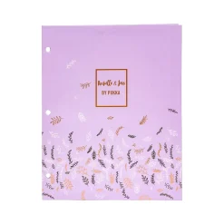 Pocket Folders|Pukka Pad Rochelle & Jess 3-Hole Punched 2-Pocket Portfolio Folders, Assorted Colors, 6/Pack (9108-ROC)