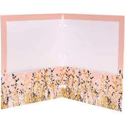 Pocket Folders|Pukka Pad Rochelle & Jess 3-Hole Punched 2-Pocket Portfolio Folders, Assorted Colors, 6/Pack (9108-ROC)