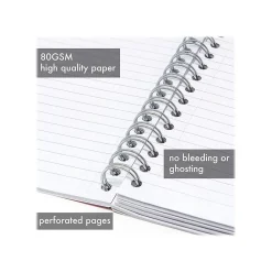 Subject Notebooks|Pukka Pad Rochelle & Jess 5-Subject Subject Notebooks, 6.9