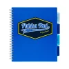 Subject Notebooks|Pukka Pad Vision 5-Subject Notebooks, 8.5" x 11", Ruled, 100 Sheets, Bold Blue, 3/Pack (8866(BE)-VIS)
