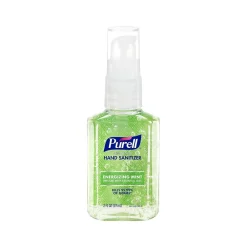 70% Alcohol Gel Hand Sanitizer, Energizing Mint Scent, 2 fl. oz., 24/Pack (3907-24-CMR)<Purell Hot