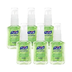 70% Alcohol Gel Hand Sanitizer, Energizing Mint Scent, 2 fl. oz., 24/Pack (3907-24-CMR)<Purell Hot