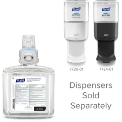 Advanced 70% Alcohol Gel Hand Sanitizer Refill for ES8 Dispenser, 1200 mL, 2/Carton (7763-02)<Purell Online