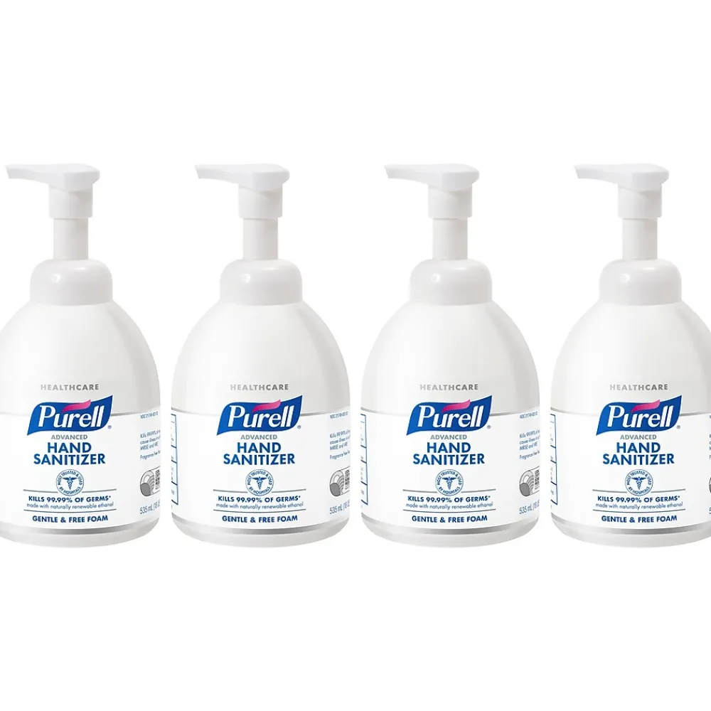Advanced 70% Alcohol Foaming Hand Sanitizer, 535 mL, 4/Pack (5791-04)<Purell Sale