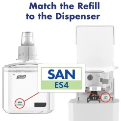 Advanced 70% Alcohol Foaming Hand Sanitizer Refill for ES4 Dispenser, 1200 mL, 2/Carton (5051-02)<Purell Outlet