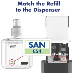 Advanced 70% Alcohol Foaming Hand Sanitizer Refill for ES4 Dispenser, 1200 mL, 2/Carton (5051-02)<Purell Outlet