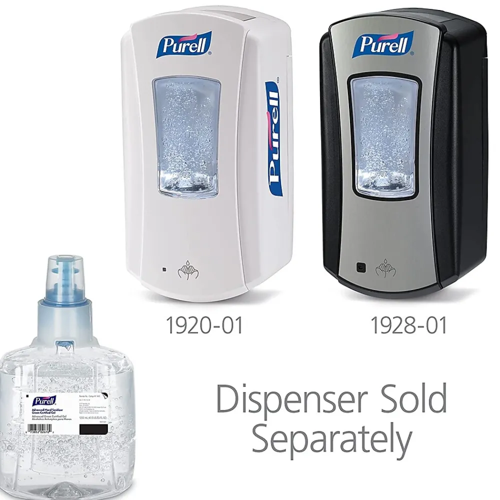 Advanced 70% Alcohol Gel Hand Sanitizer Refill for LTX-12 Dispenser, 1200 mL., 2/Carton (1903-02)<Purell Sale