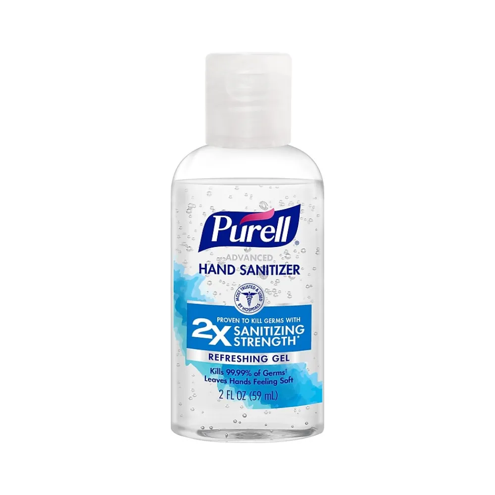 Advanced Refreshing 70% Alcohol Gel Hand Sanitizer, 2 Fl.Oz. (3653-24-CMR-S)<Purell Hot