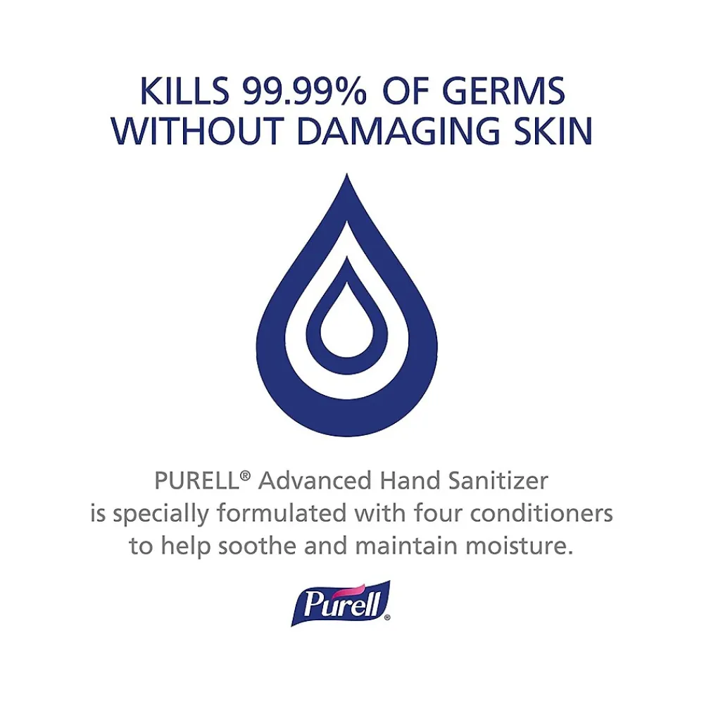 Advanced Refreshing 70% Alcohol Gel Hand Sanitizer, 2 Fl.Oz. (3653-24-CMR-S)<Purell Hot