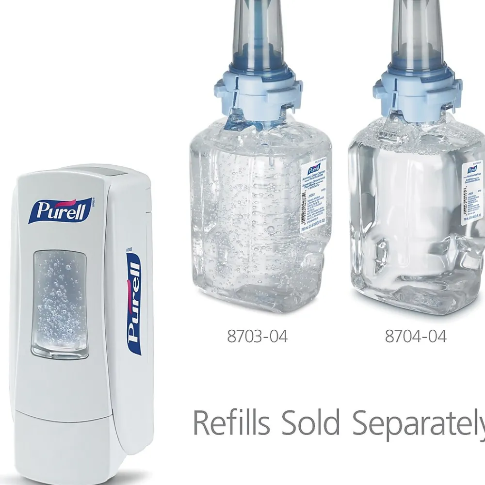 ADX7 Wall Mounted Hand Sanitizer Dispenser, White (8720-06)<Purell